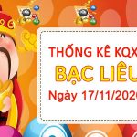 Thống kê XSBL ngày 17/11/2020