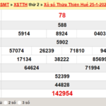 Thống kê xổ số Thừa Thiên Huế 1/2/2021