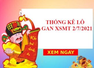 Thống kê lô gan SXMT 2/7/2021