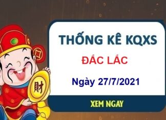 Thống kê KQXSDLK ngày 27/7/2021