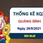 Thống kê KQXSQB ngày 26/8/2021