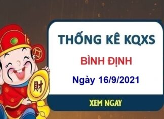 Thống kê xổ số Bình Định ngày 16/9/2021