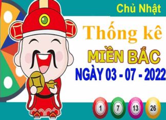 Thống kê XSMB ngày 3/7/2022