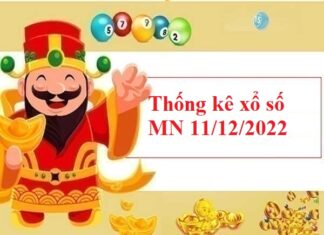 Thống kê xổ số miền Nam 11/12/2022