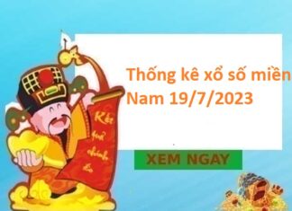 Thống kê xổ số miền Nam 19/7/2023