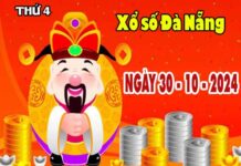 Kết quả XSDNG ngày 30/10/2024 - KQ xổ số Đà Nẵng thứ 4