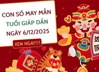 Vận may tới cùng số tài lộc tuổi Giáp Dần ngày 6/12/2025