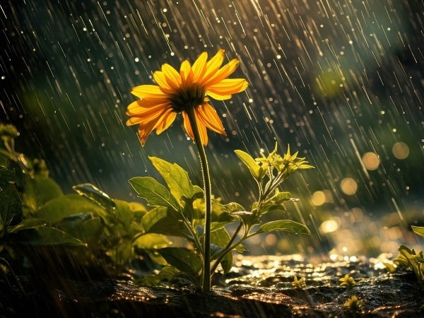 Giải mã nằm mơ thấy trời mưa đánh con gì may mắn?